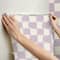 RoomMates Mr. Kate Tess Watercolor Soft Checker Peel & Stick Wallpaper